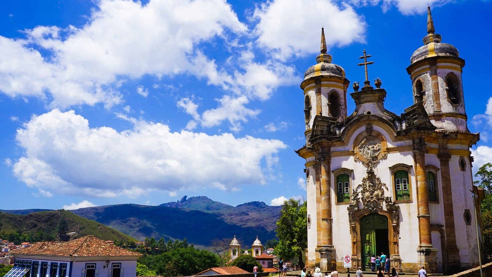 Paisagem histórica de Ouro Preto e Mariana, em Minas Gerais